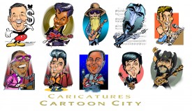 Caricatures for ROCK BOOK.